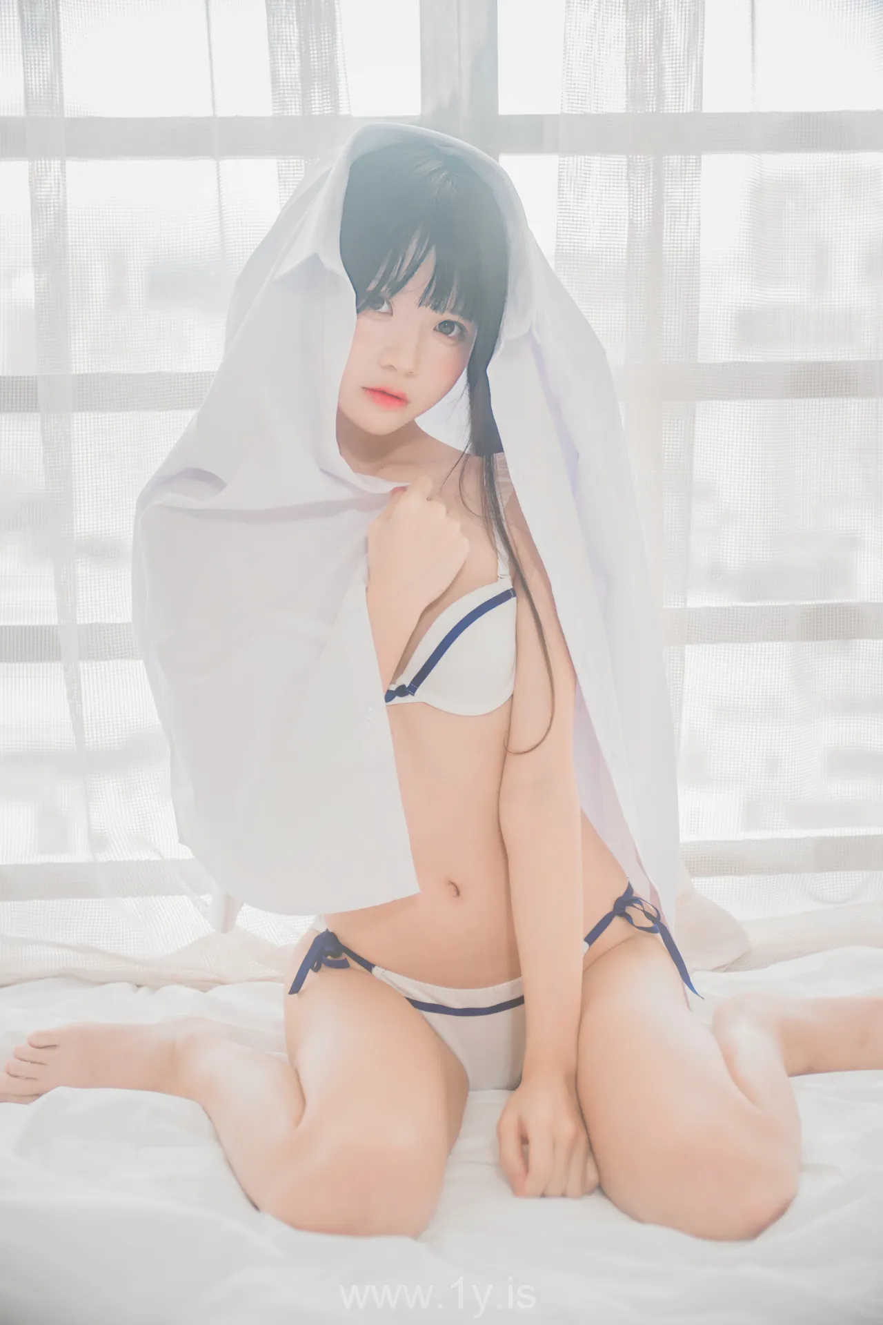 桜桃喵 NO.69 白衬衫双马尾